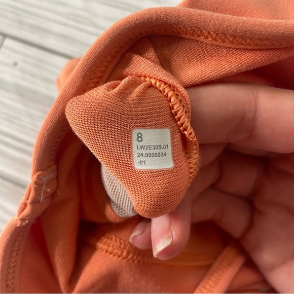 Lululemon Align Sweetheart Bra *Light Support, A/B Cup size 8 orange cream - Picture 4 of 7